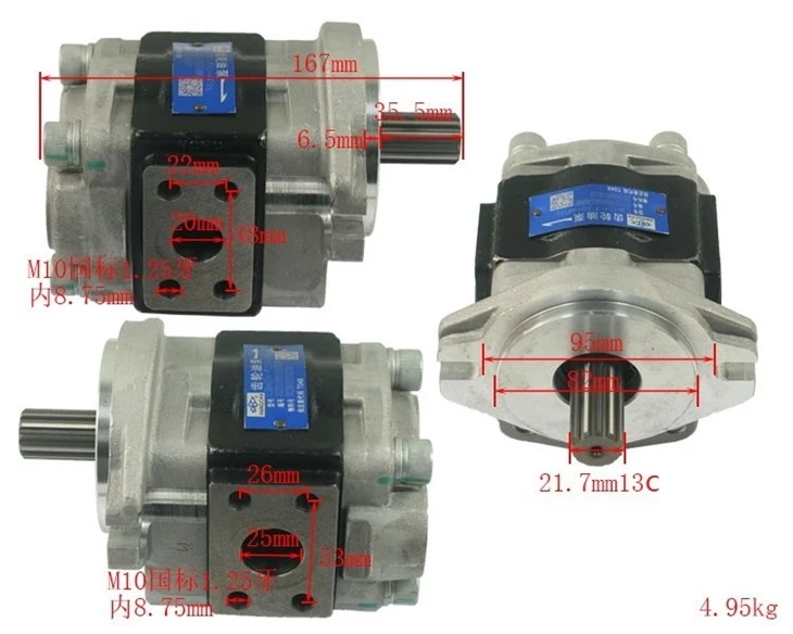 Forklift Parts GR501-610400-000 Hydraulic Pump For CPCD50-70/CY6102BG-2, QSB4.5 best
